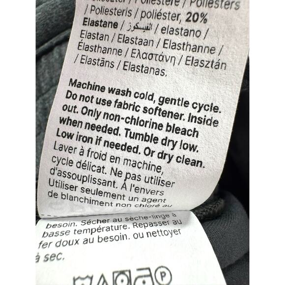 SPANX AirEssentials® Brushed Straight Leg Pant Sz Petite 1X Dark Heather Grey - Picture 15 of 15